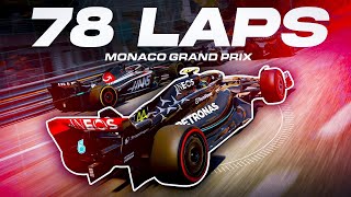 F1 23 Gameplay Monaco 100 Race Lewis Hamilton [upl. by Newlin]