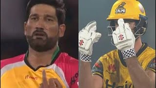 Sohail Tanvir vs Ben Cutting Middle Finger Fight 20182022 CPL PSL [upl. by Novak]