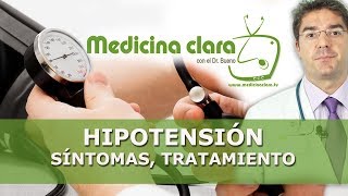 Hipotensión tensión baja Problemas que causa  Presión arterial baja [upl. by Anigue339]