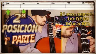 🎻 La SEGUNDA POSICIÓN  Cello Tutorial 1ª Parte [upl. by Afatsom]