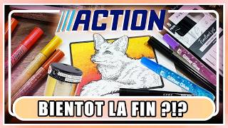 BIENTOT LA FIN  😱✨ PAILLETTES CHEZ ACTION ✨  Tests des fine liner et marker paillette 🌟 [upl. by Engleman]