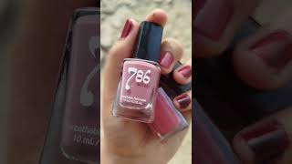 breathable halal Nail polish 786 shorts viral makeup darazproducts halal nailpaint 786 [upl. by Serena561]