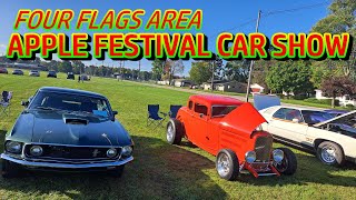 Car Show in Niles Michigan  Four Flags Area Apple Festival Car Show [upl. by Ordnazil]