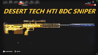 GHOST RECON WILDLANDS DESERT TECH HTI BDC SNIPER RIFLE [upl. by Cchaddie]