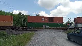 Union Pacific intermodal train [upl. by Yemarej]