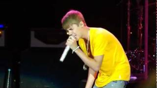 Justin Bieber  Surprise at Selena Gomez Concert [upl. by Caraviello204]