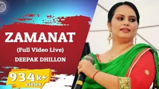 🎵zamanat full hd video song  Deepak Dhillon  😘myACtechnicall6z  my favorite 😊trending [upl. by Knah]