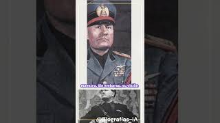 Benito Mussolini El ascenso y caída del dictador fascista Historia BenitoMussolini Fascismo [upl. by Spiro]