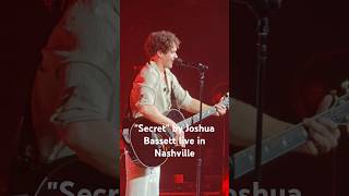 Secret by Joshua Bassett  LIVE  Nashville hsmtmts joshuabassett thegoldenyearstour secret [upl. by Anircam429]