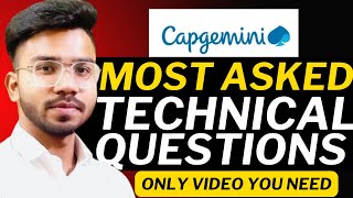 Capgemini Technical Assessment MCQ  Most Asked Questions Leaked🔥 [upl. by Malha]