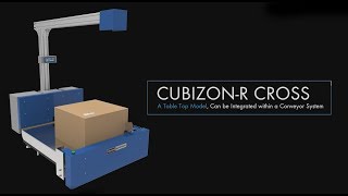 CubizonR Cross  Dimensioning Weighing Scanning System By Falcon Autotech [upl. by Samtsirhc]