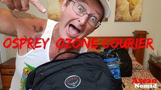 Osprey Ozone Courier personal item bag Minimalist packing [upl. by Eromle964]