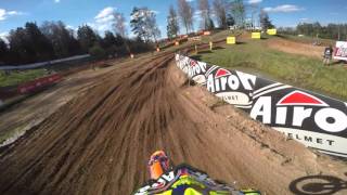 GoPro Antonio Cairoli FIM MXGP 2016 RD6 Latvia Qualifying Race [upl. by Rudelson]