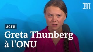 Le discours de Greta Thunberg à lONU [upl. by Penrose570]