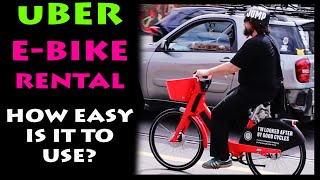 JUMP BIKES  ebike rental on uber arrive in Melbourne  We test them for ease of use [upl. by Eremehc]