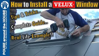 How to fit a VELUX window VELUX window installation VELUX top hung window amp flashing kit install [upl. by Mayman179]