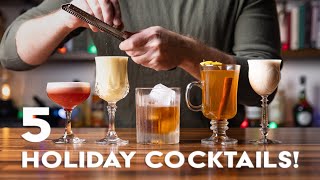 5 WINTER COCKTAILS to try this holiday season [upl. by Oric]