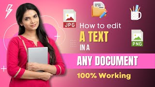 How To Edit Text In A Image  Free Tool 2024  Digital 2 Design [upl. by Aelak426]