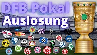 🔴LIVE DFB Pokal Auslosung 1 Runde 202122  Wer spielt gegen wen [upl. by Gardol]