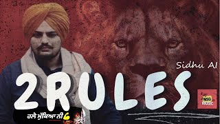 2 Rules  Shani shah  Sidhu Moosewala Ai new punjabi songs 2024 [upl. by Ahlgren]