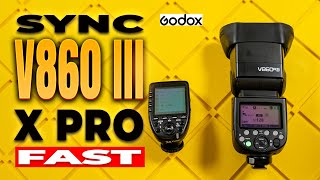 How To Sync Godox V860 III and XPro Trigger [upl. by Happy187]