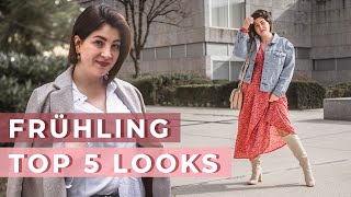 MEINE 5 FRÜHLINGSLOOKS die jeder Kleidergröße stehen  SPRING FASHION HAUL [upl. by Miof Mela]