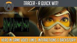 Overwatch  Tracers Quick Wits Hero Voice Lines and Interactions  Hammeh [upl. by Celeski]