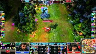 FNC vs MSK  Fnatic vs Mineski Worlds 2013 Day 6 Group B  Season 3 Championship S3 D6G3 VOD [upl. by Torras765]