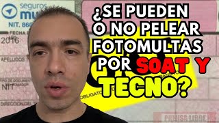 🔴 ¿Se pueden o no pelear fotodetecciones por Soat y tecnicomecánica [upl. by Crissy]