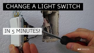 How To Change A Lightswitch [upl. by Notsej126]