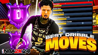 NEW UPDATED BEST SEASON 2 COMP DRIBBLE ANIMATIONS For EVERY GUARD HEIGHT FASTEST COMBOS NBA 2K24 [upl. by Laural]