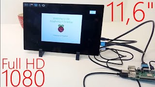 Raspberry Pi 116 Inch Full HD Touch Display  Built In Speakers  portable Raspberry Pi 3 [upl. by Vachil]