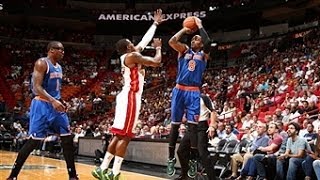 JR Smith Breaks Knicks Record with 10 Threes [upl. by Irb954]