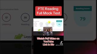 PTE Reading Mock Test ptemocktest pteexam pte shorts [upl. by Aralomo]