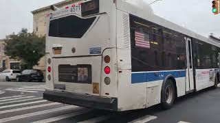 MTA Bus 4571 on the Q39 to LI City Queens Plz at Forest Av amp 69th Av [upl. by Bibah]