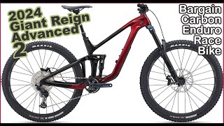 2024 Giant Reign Advanced 2  Details Specs How good can the cheapest carbon enduro model be [upl. by Bessy]