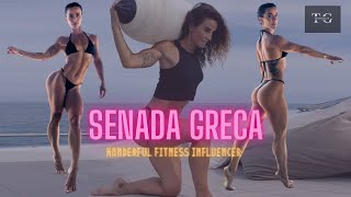 Female Fitness Workout  Senada Grecawonderful fitness influencer [upl. by Ominorej359]