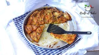 PIZZA CON FIORI DI ZUCCA in PASTELLA al forno e in padella Ricetta classica romana RICETTE DI GABRI [upl. by Roter]