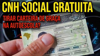 COMO TIRAR CNH SOCIAL POPULAR GRATUITA 2024 [upl. by Selwyn180]