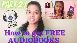 HOW TO GET FREE AUDIOBOOKS PART 2 Indian Booktuber Pranavi Nissan freeaudiobooks [upl. by Dnomed]