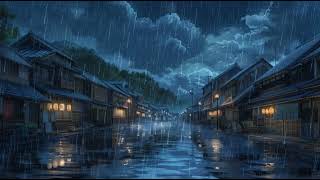 Urban Rain Lofi Hip Hop Serenade 🌧 Lofi Chill Night ☂️ [upl. by Hagen]