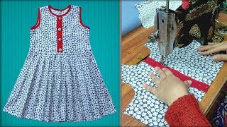 Beautiful Baby Girl Frock Cutting And Stitching Full Step By Step For New Learnerer [upl. by Irodim]