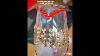 champagne flute art demo [upl. by Assylem939]