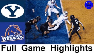 BYU vs Boise State Football Highlights 2018  Stadium [upl. by Dave604]