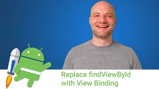 Android Jetpack Replace findViewById with view binding [upl. by Suckow]