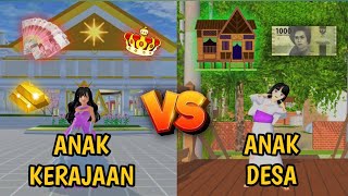 ANAK KERAJAAN VS ANAK DESA  SAKURA SCHOOL SIMULATOR INDONESIA [upl. by Gian]