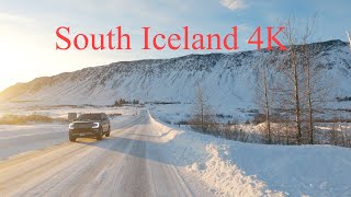 South Iceland 4K  Christmas Time  Driving from Hotel Grimsborgir to Selfoss [upl. by Claude]