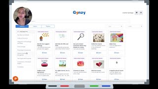 Learn about creating and saving lessons in Gynzy [upl. by Gabrielson]