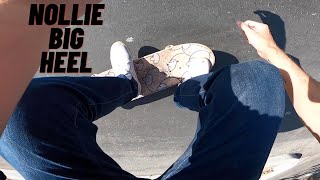 How to Nollie big heel  Nollie bigspin Heelflip [upl. by Anotyad]