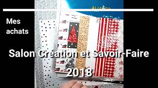 Mes achats au Salon Création et SavoirFaire 2018 [upl. by Aliza]